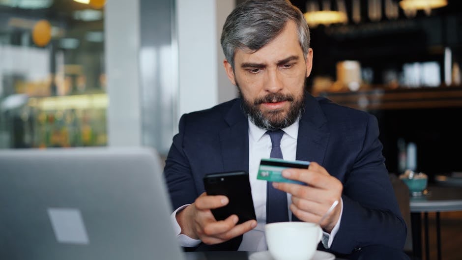 Interface moderne de néobanque avec IA et services bancaires innovants